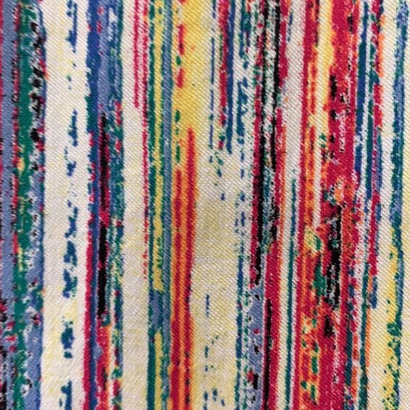 Westbound Petites sz2 multi colored stripe pants - Picture 2 of 9